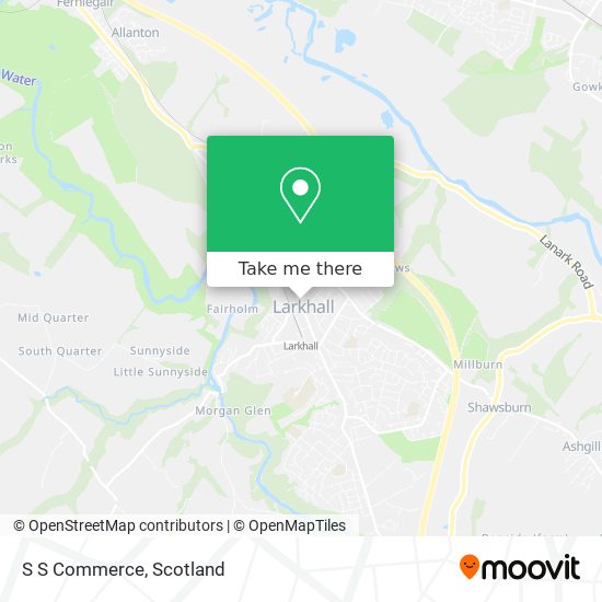 S S Commerce map