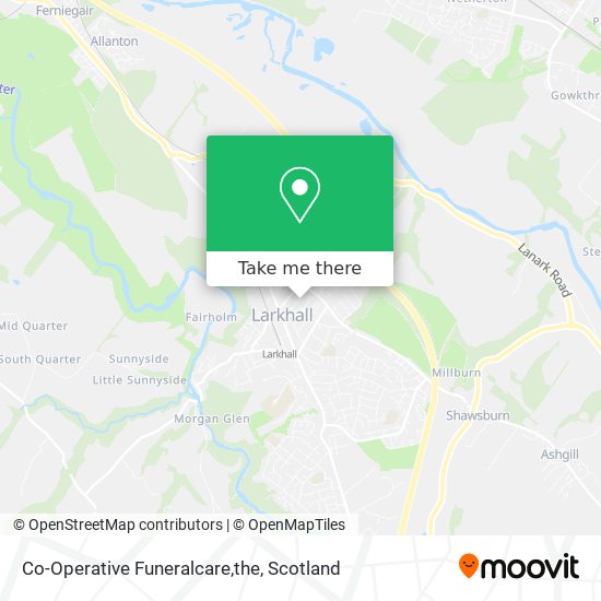 Co-Operative Funeralcare,the map