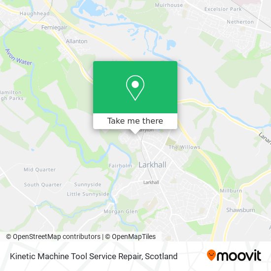 Kinetic Machine Tool Service Repair map