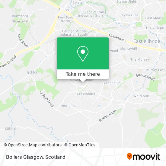 Boilers Glasgow map