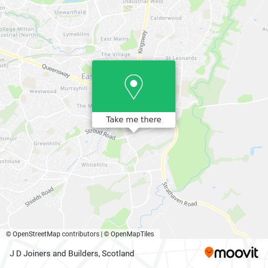 J D Joiners and Builders map