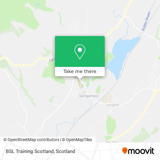 BSL Training Scotland map