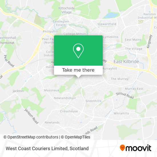 West Coast Couriers Limited map