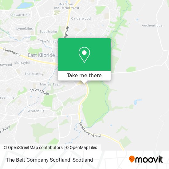 The Belt Company Scotland map