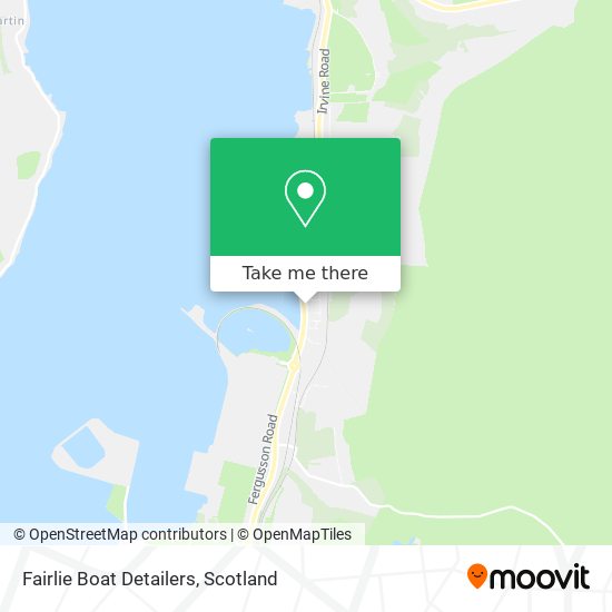 Fairlie Boat Detailers map