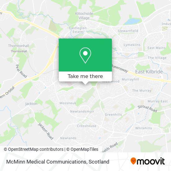 McMinn Medical Communications map