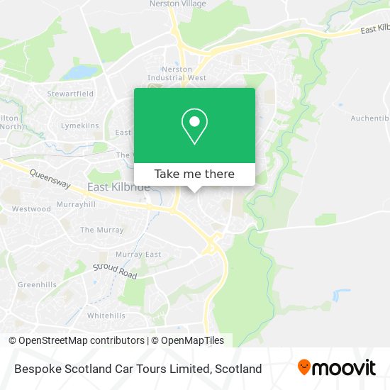 Bespoke Scotland Car Tours Limited map