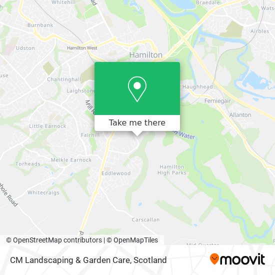 CM Landscaping & Garden Care map