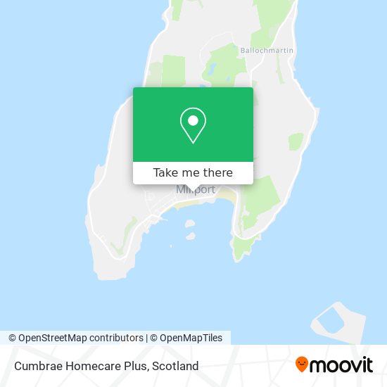 Cumbrae Homecare Plus map