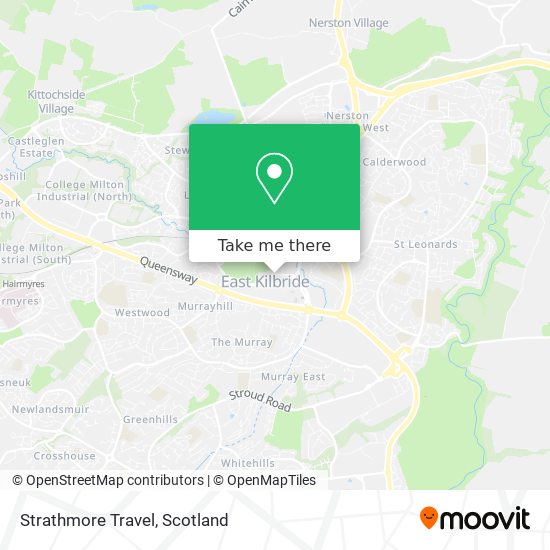 Strathmore Travel map