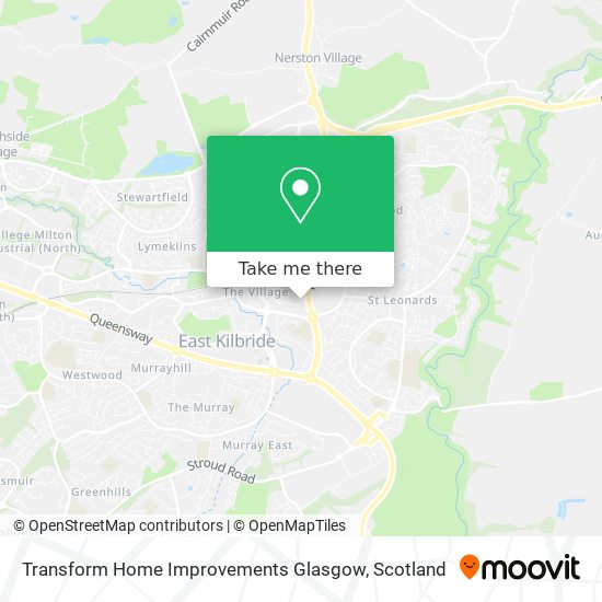 Transform Home Improvements Glasgow map