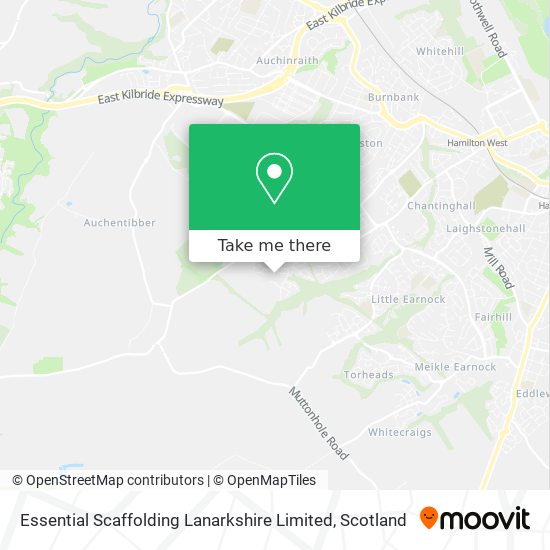 Essential Scaffolding Lanarkshire Limited map