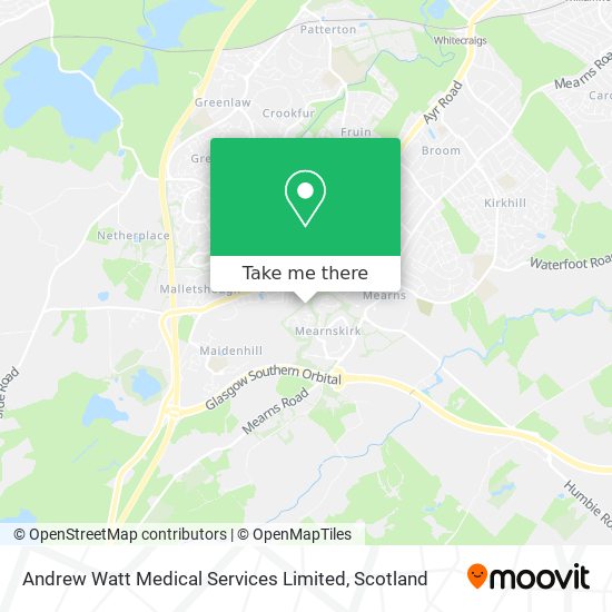 Andrew Watt Medical Services Limited map