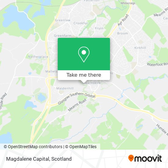 Magdalene Capital map