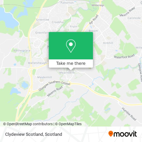 Clydeview Scotland map