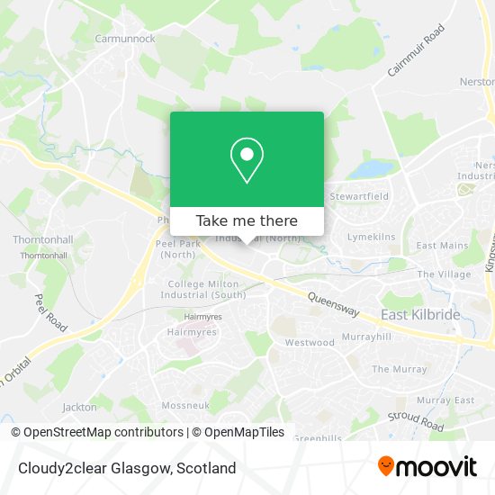 Cloudy2clear Glasgow map