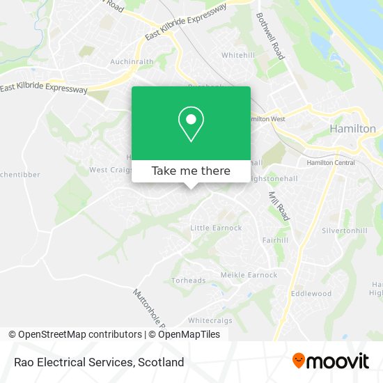 Rao Electrical Services map
