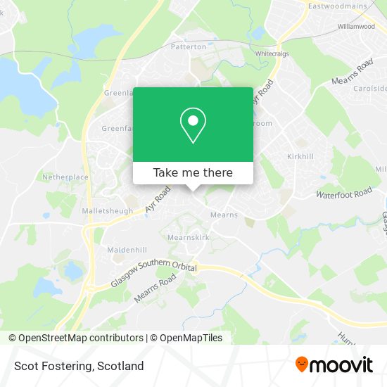 Scot Fostering map