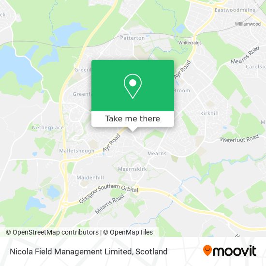 Nicola Field Management Limited map