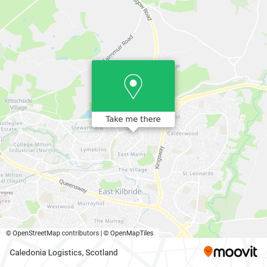 Caledonia Logistics map