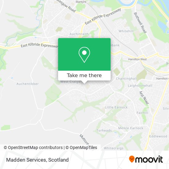 Madden Services map