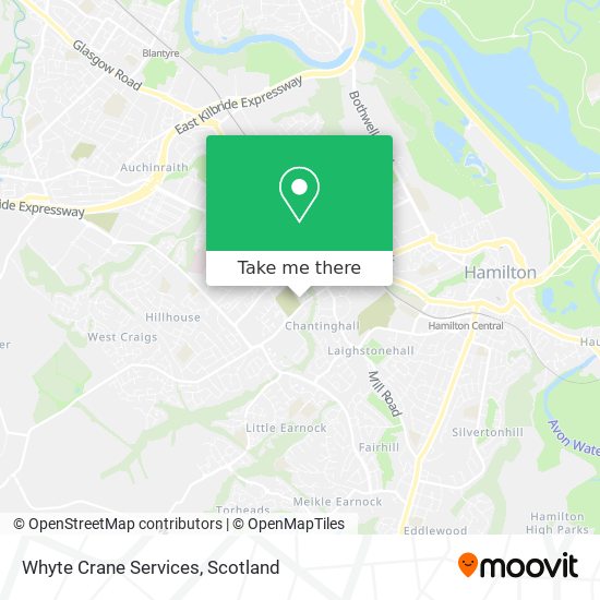 Whyte Crane Services map