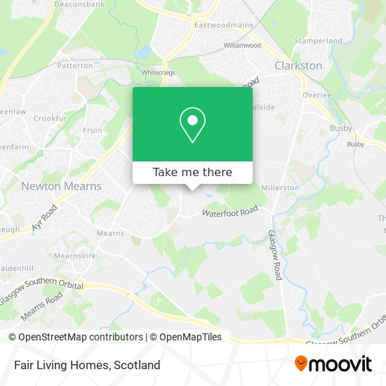 Fair Living Homes map