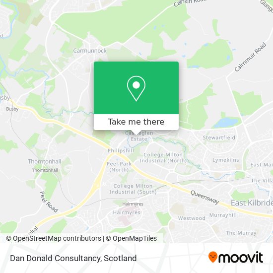 Dan Donald Consultancy map