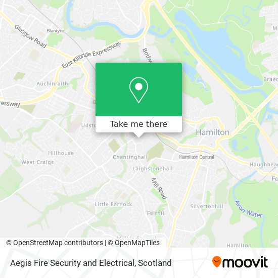 Aegis Fire Security and Electrical map
