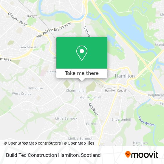 Build Tec Construction Hamilton map