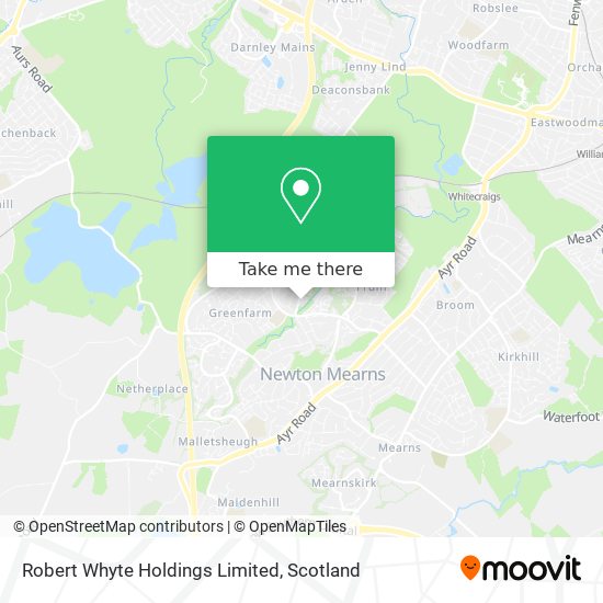 Robert Whyte Holdings Limited map