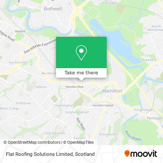 Flat Roofing Solutions Limited map