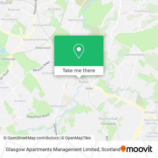 Glasgow Apartments Management Limited map