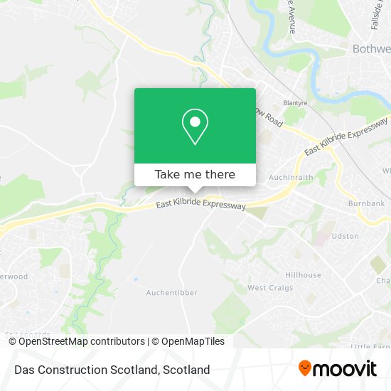 Das Construction Scotland map