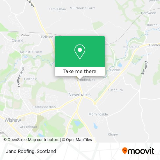 Jano Roofing map