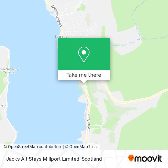 Jacks Alt Stays Millport Limited map