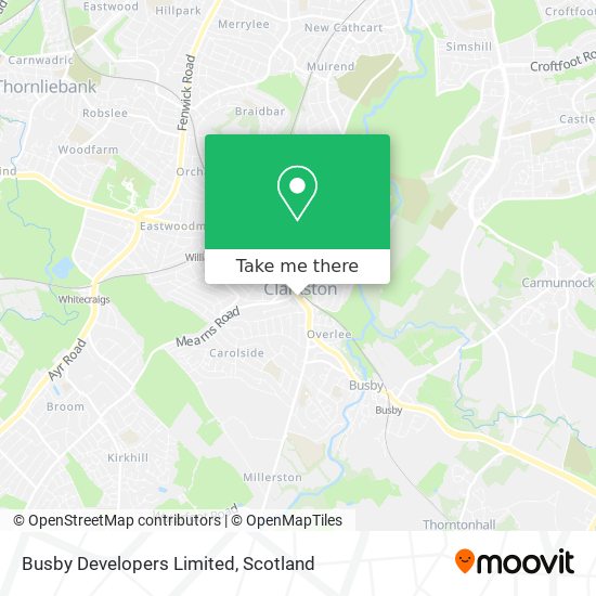 Busby Developers Limited map