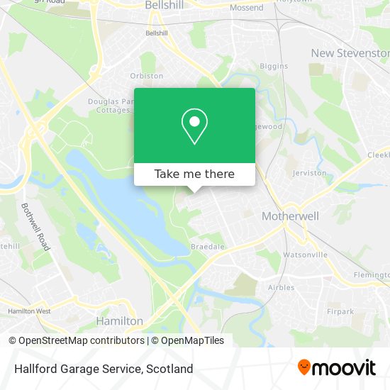 Hallford Garage Service map