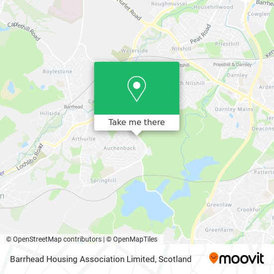 Barrhead Housing Association Limited map