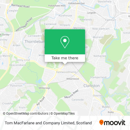 Tom MacFarlane and Company Limited map