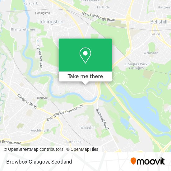 Browbox Glasgow map