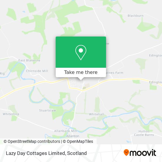 Lazy Day Cottages Limited map