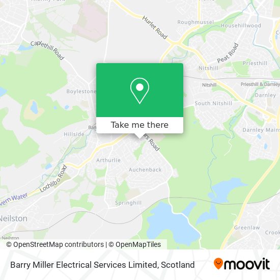 Barry Miller Electrical Services Limited map