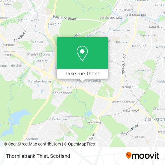 Thornliebank Thist map