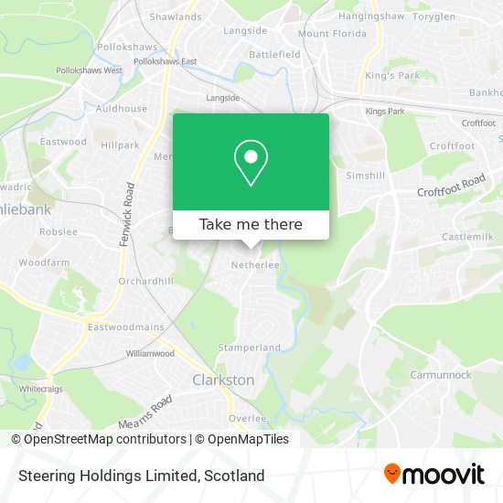 Steering Holdings Limited map