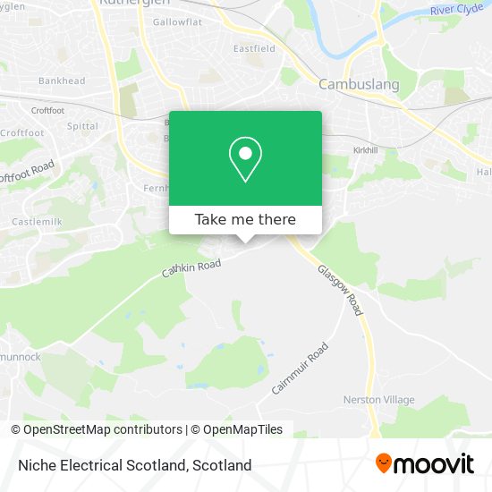 Niche Electrical Scotland map