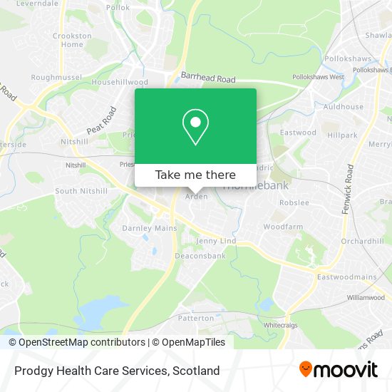 Prodgy Health Care Services map