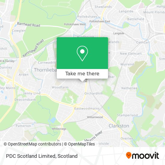 PDC Scotland Limited map