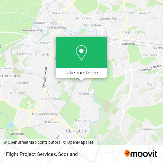 Flight Project Services map