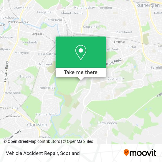 Vehicle Accident Repair map